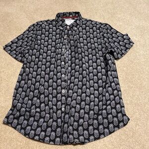 Men’s Button Down Shirt Pineapple Design